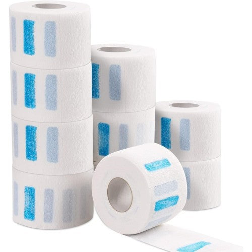 La Perla Tech, Disposable Barber Neck Paper - Hairdressing Accessory Tool - 5 Rolls - 500 Neck Strips