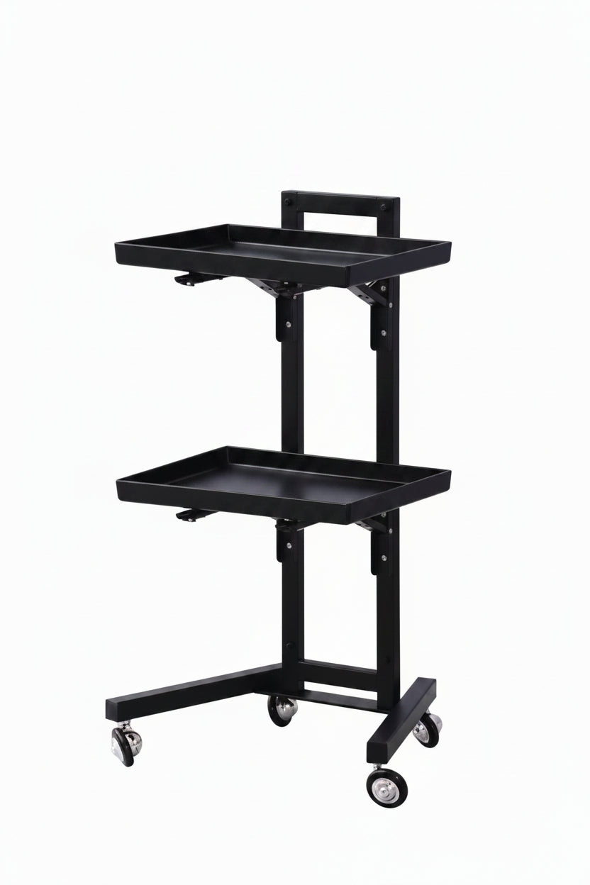 La Perla Tech, Rolling Trolley Spa Storage Organizer Rolling Cart Acrylic Tray