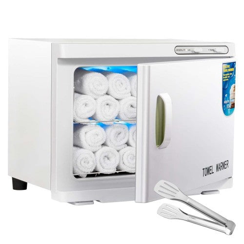 La Perla Tech, Hot Towel Warmer, Uv Sterilization, 23L Extra Large Capacity, Two Stainless Steel Racks, White