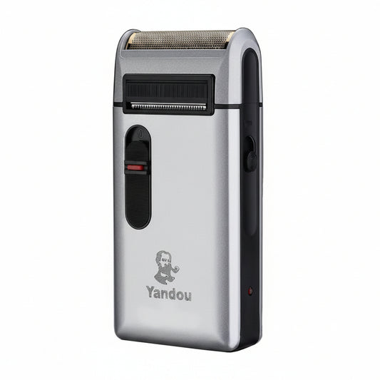 Yandou electric Shaver Silver-Gold  efficient grooming